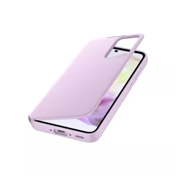 Pouzdro Samsung Smart View Wallet EF-ZA356CVEGWW s chlopní pro Samsung Galaxy A35 - fialové