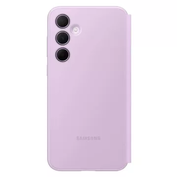 Pouzdro Samsung Smart View Wallet EF-ZA356CVEGWW s chlopní pro Samsung Galaxy A35 - fialové