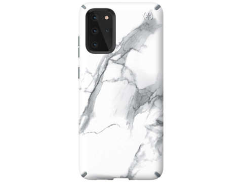 Pouzdro Speck Presidio Inked pro Samsung Galaxy S20 Plus Marble Matte Grey