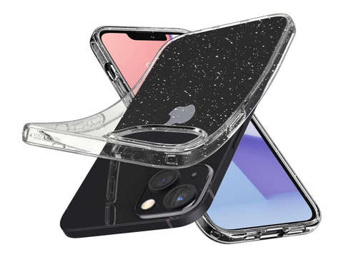 Pouzdro Spigen Liquid Crystal pro Apple iPhone 13 Glitter Crystal Glass