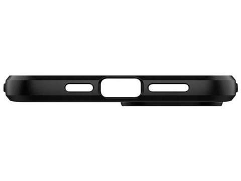 Pouzdro Spigen Rugged Armor pro Apple iPhone 12/12 Pro 6.1 Matte Black Alogy sklo