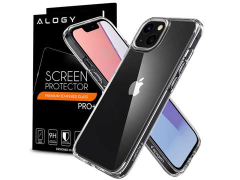 Pouzdro Spigen Ultra Hybrid pro Apple iPhone 13 Crystal Clear Glass