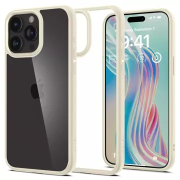 Pouzdro Spigen Ultra Hybrid pro iPhone 15 Pro Max - béžové