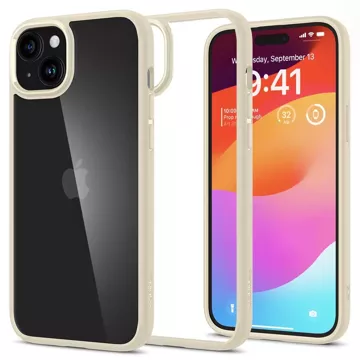 Pouzdro Spigen Ultra Hybrid pro iPhone 15 - béžové