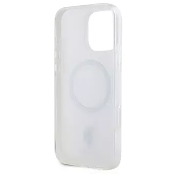 Pouzdro US Polo iPhone 16 Pro Max 6,9" White Ring MagSafe Case