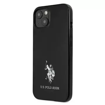 Pouzdro US Polo na telefon Horses Logo iPhone 13 mini 5,4" černá/černá