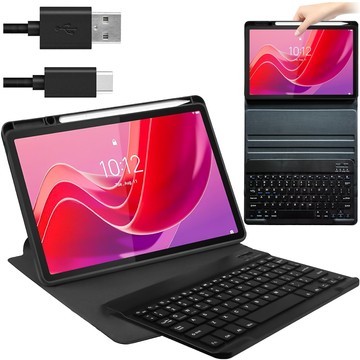 Pouzdro na klávesnici Lenovo Tab M11 10,95" TB330FU / TB330XU / TB331FC Bluetooth pouzdro na klávesnici Alogy Black Glass Stylus