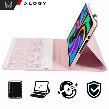 Pouzdro na klávesnici pro Samsung Galaxy Tab A9 Plus 2023 11" (X210/X215/X216) magnetická Bluetooth klávesnice Alogy Black