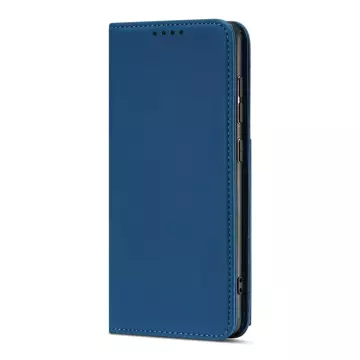 Pouzdro na magnetické karty pro Samsung Galaxy A53 5G Pouch Wallet Card Holder Blue