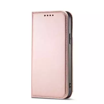 Pouzdro na magnetické karty pro iPhone 12 Pro Max Pouch Card Wallet Card Holder Pink