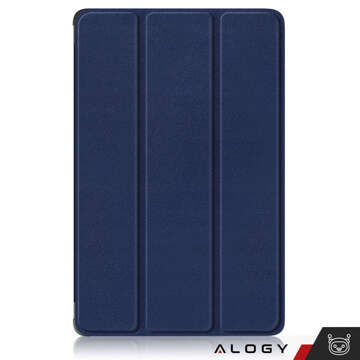 Pouzdro na tablet Lenovo Tab M9 2023 9" TB310XU TB310FU Alogy Book Cover Case s ochranným sklem Navy Blue Glass