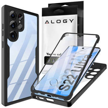 Pouzdro na telefon Armored 360 Alogy Armor Case pro Samsung Galaxy S22 Ultra