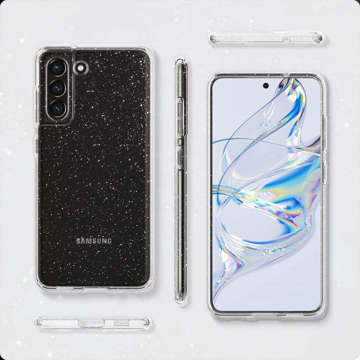 Pouzdro na telefon Samsung Galaxy S21 FE Glitter Spigen Liquid Crystal Glass