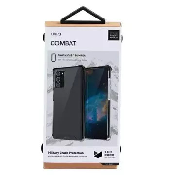 Pouzdro na telefon UNIQ Combat pro Samsung Note 20 black/carbon black