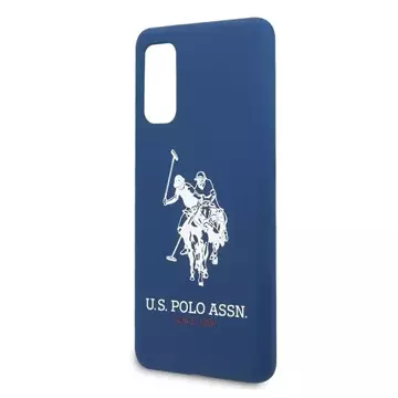 Pouzdro na telefon US Polo Silicone Collection pro Samsung Galaxy S20 navy/navy