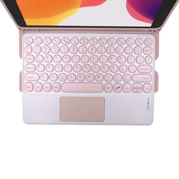 Pouzdro na tužku Magnetic Alogy Bluetooth Keyboard pro Apple iPad 10.2 2019/2020/2021 7/8 / 9Gen růžové