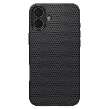 Pouzdro na zadní kryt Spigen Liquid Air pro Apple iPhone 16 Plus Matte Black