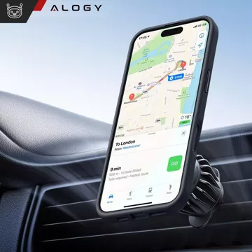 Pouzdro pro Apple iPhone 16 Plus Alogy MagSafe Hybrid Matte Case Matný kryt s ochranou objektivu černý