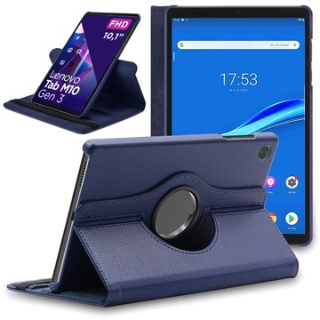 Pouzdro pro Lenovo Tab M10 Plus 10.6 2022 3gen 3gen TB128XU TB125FU Pouzdro 360 ​​otočné Alogy Navy Blue