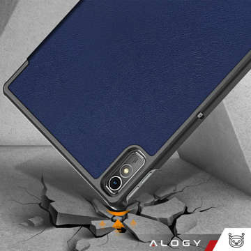 Pouzdro pro Lenovo Tab P11 2gen 11.5 TB350FU TB350XU Alogy Book Cover Pouzdro Ochranné sklo Navy Blue