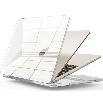 Pouzdro pro Macbook Air 15 M2 2023 A2941 Pouzdro Kryt pouzdra Čirý Alogy Pevný kryt Transparentní