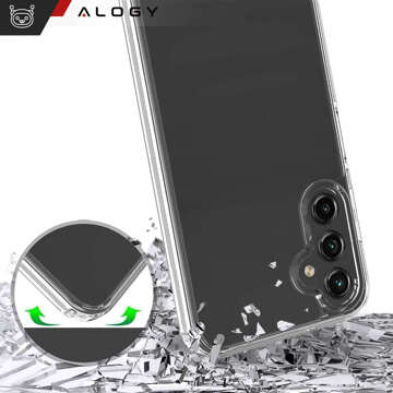 Pouzdro pro Samsung Galaxy A35 5G Back Cover Hybrid Clear Case Alogy Transparent