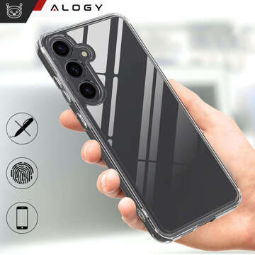 Pouzdro pro Samsung Galaxy A55 5G Back Cover Hybrid Clear Case Alogy Transparent