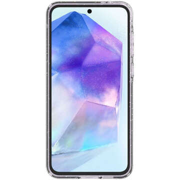 Pouzdro pro Samsung Galaxy A55 5G Spigen Liquid Crystal Glitter Case Zadní kryt Glitter Transparent Glass