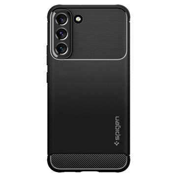 Pouzdro pro Samsung Galaxy S22 pouzdro Spigen Rugged Armor Matte Black Glass