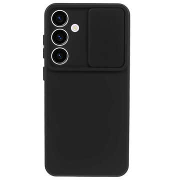 Pouzdro pro Samsung Galaxy S24 Plus Armored Housing Protection Cover Camera Slide Camshield Case Alogy Black Glass