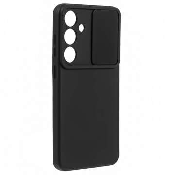 Pouzdro pro Samsung Galaxy S24 Plus Armored Housing Protection Cover Camera Slide Camshield Case Alogy Black Glass