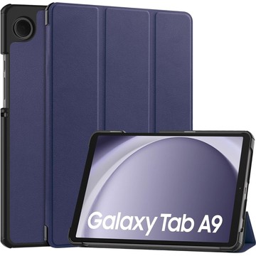 Pouzdro pro Samsung Galaxy Tab A9 2023 8,7" X110 / X115 obal na tablet Pouzdro Alogy Book Cover Navy Blue Glass