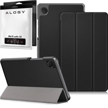 Pouzdro pro Samsung Galaxy Tab A9 2023 8,7" X110 / X115 obal na tablet Pouzdro Alogy Book Cover černé sklo