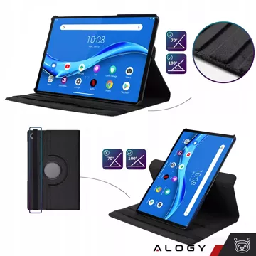 Pouzdro pro Samsung Galaxy Tab A9 Plus 2023 11" (X210/X215/X216) Otočný kryt Tablet Flip Cover Pouzdro Alogy Black