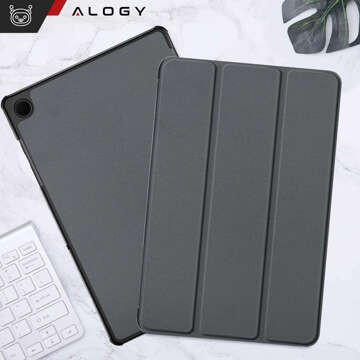 Pouzdro pro Samsung Galaxy Tab A9 Plus 2023 11" (X210/X215/X216) Tablet Flip Cover Slim Case Alogy Grey Glass