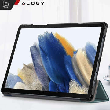 Pouzdro pro Samsung Galaxy Tab A9 Plus 2023 11" X210/X215/X216 obal na tablet pouzdro Alogy obal na knížku zelené sklo