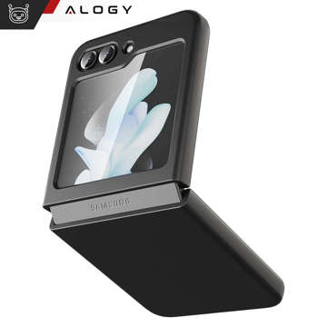 Pouzdro pro Samsung Galaxy Z Flip 5 Case Thin Alogy Phone Case Protective Matte Black