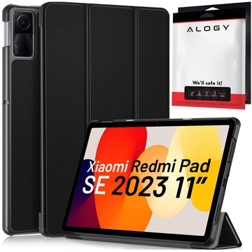 Pouzdro pro Xiaomi Redmi Pad SE 2023 11" Smart Case Cover s chlopní pouzdro Alogy Black