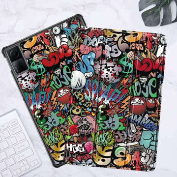 Pouzdro pro Xiaomi Redmi Pad SE 2023 11" Smart Case Kryt s chlopní Graffiti pouzdro a kryt