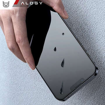 Pouzdro pro iPhone 14 Plus sada 4ks brýlí 5v1 obrněný 360 Alogy Hybrid 2x sklo displeje 2x čočka černá-průhledná