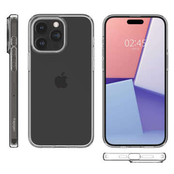 Pouzdro pro iPhone 15 Pro Max Spigen Liquid Crystal Case Ochranné pouzdro na telefon Crystal Clear Glass