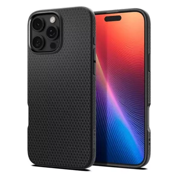 Pouzdro pro iPhone 16 Pro Max Spigen Liquid Crystal ochranné pouzdro na telefon Matte Black