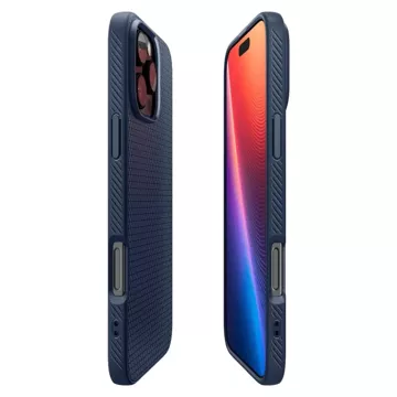 Pouzdro pro iPhone 16 Pro Max Spigen Liquid Crystal ochranné pouzdro na telefon Navy Blue