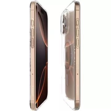 Pouzdro pro iPhone 16 Pro Spigen Liquid Crystal Mag Magsafe Ochranné pouzdro na telefon Clear