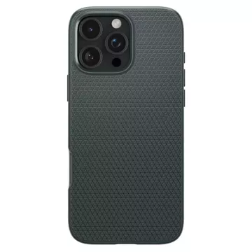 Pouzdro pro iPhone 16 Pro Spigen Liquid Crystal ochranný kryt na telefon Abyss Green