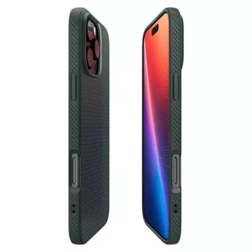 Pouzdro pro iPhone 16 Pro Spigen Liquid Crystal ochranný kryt na telefon Abyss Green