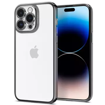 Pouzdro se Spigen Optik Crystal pro Apple iPhone 14 Pro Chrome Grey