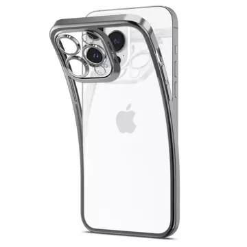 Pouzdro se Spigen Optik Crystal pro Apple iPhone 14 Pro Chrome Grey