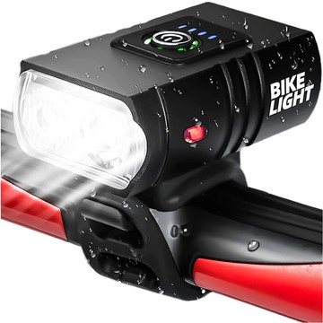 Přední světlo na kolo, voděodolné Alogy, světlo LED, osvětlení na kolo 800 LM
