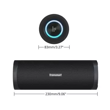 Přenosný bezdrátový Bluetooth 5.0 reproduktor Tronsmart T6 Pro 45W LED podsvícení černý (448105)